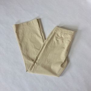 J. Crew City Fit Size 6 cotton wide leg pants